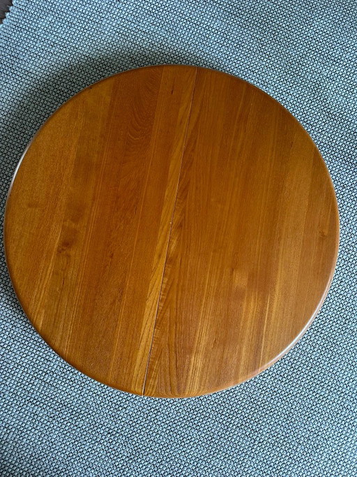 Vintage extendable Danish dining table made of solid teak – eettafels, Wood