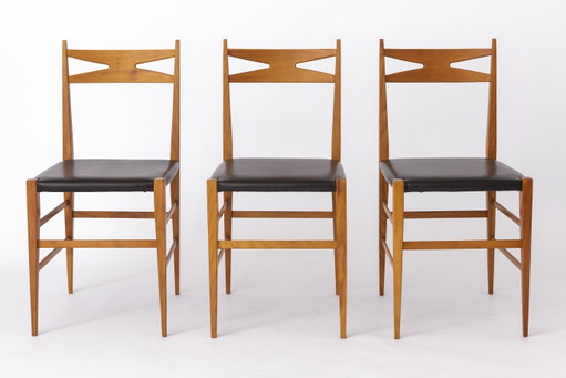 3 sedie da pranzo vintage anni '70 - Design tedesco