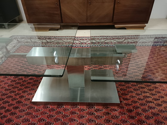 Image 1 of Table basse extensible en verre
