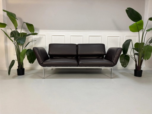 Brühl Roro Canapé design en cuir Braun Schlafsofa Canapé