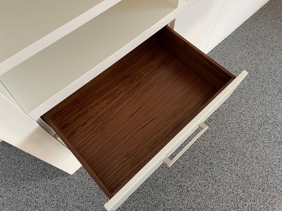 Image 1 of Exclusive custom-made wall cabinet with walnut interior - 3m wide