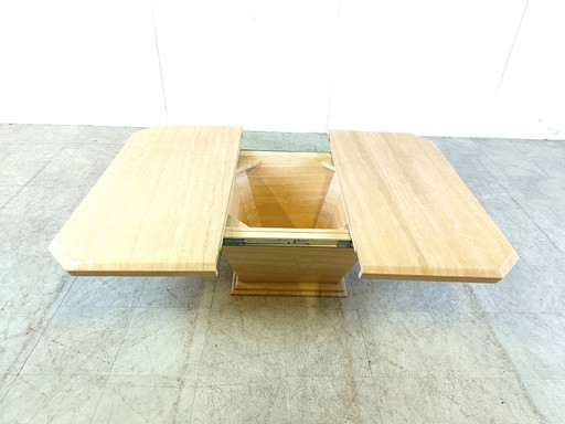 Table basse de bar cachée vintage