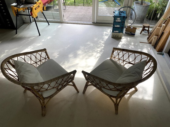 Image 1 of 2x Sillón Ikea Stockholm 2017 con cojines