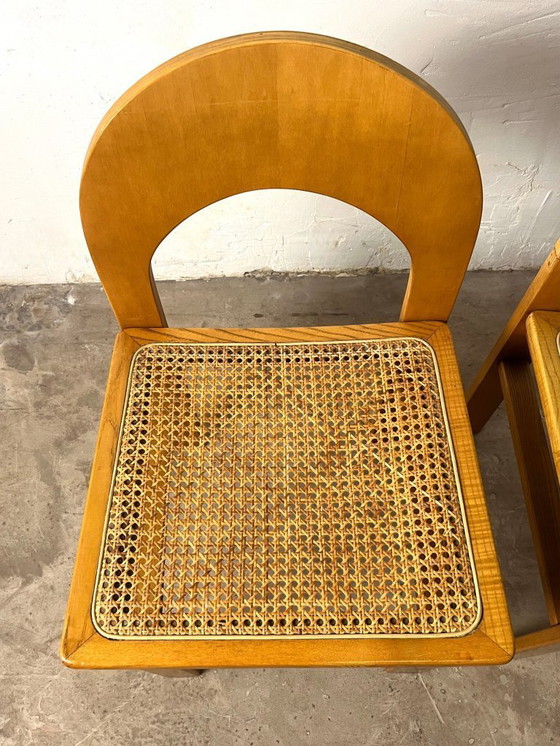 Image 1 of Set of four Arcadia cane chairs by Tagliabue di Cascina Armata, 1970-80