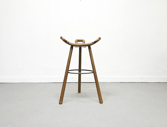 Image 1 of 1/12 Brutalist Marbella Barhocker Bar Stool Set Sergio Rodrigues