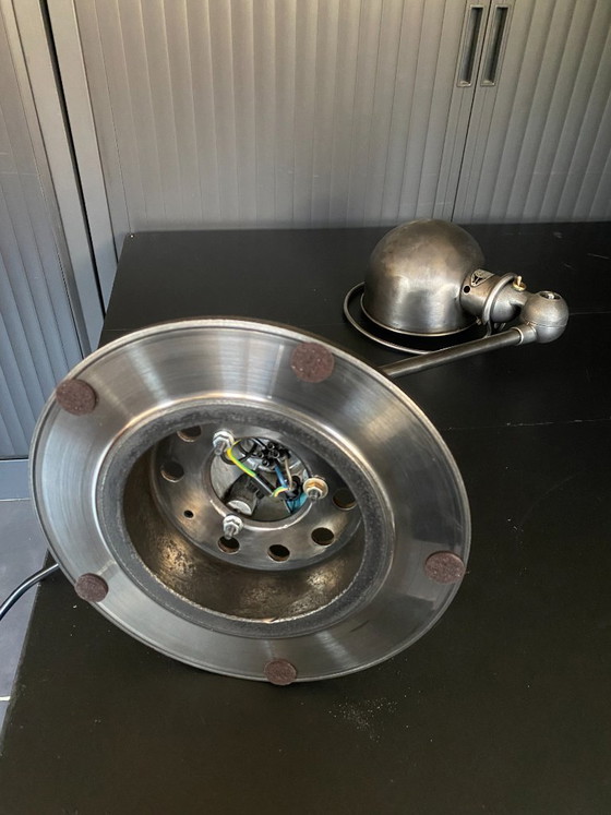 Image 1 of Jieldé 1-Arm Lamp with Graphite Patina, Industrial Vintage