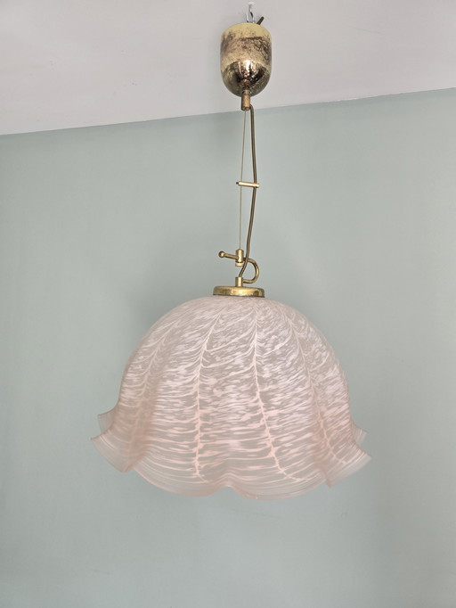 Murano pink pendant lamp