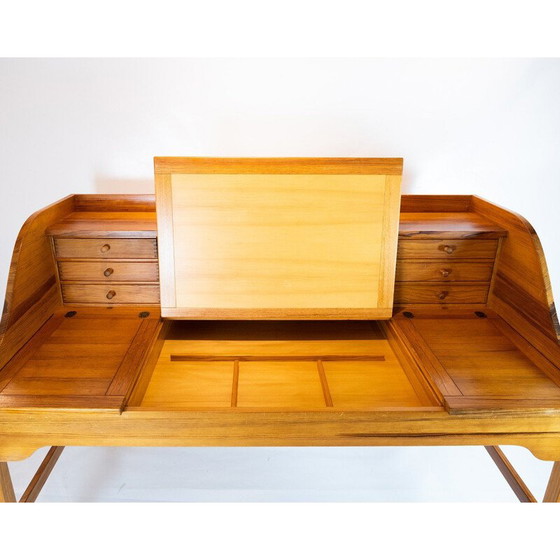 Image 1 of Vintage Oregon pine desk by Andreas Hansen and Hadsten Wood industry