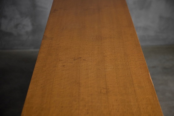 Image 1 of Credenza Mid-Century Modern con facciata in metallo martellato, Francia, anni '60