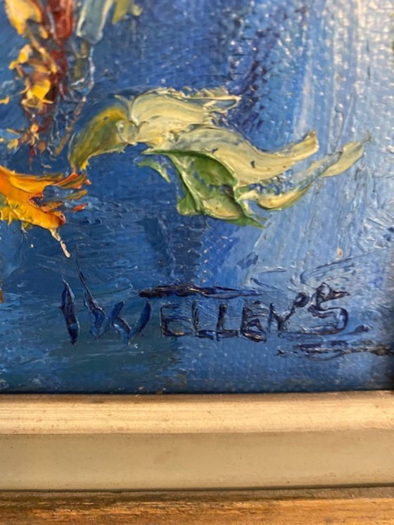 Tableau « Splendeur florale » – Peintures et dessins, Wood, Canvas (photo 5 of 8)