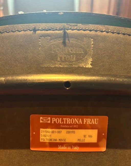 10 sillas Poltrona Frau "Movie" de los años 80 - Diseñador: Mario Marenco