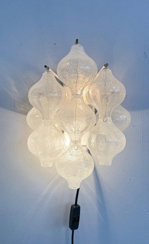 Ensemble de 2 appliques murales, modèle : « Tulipan 9 WA » pour KALMAR FRANKEN KG, Autriche, années 1960