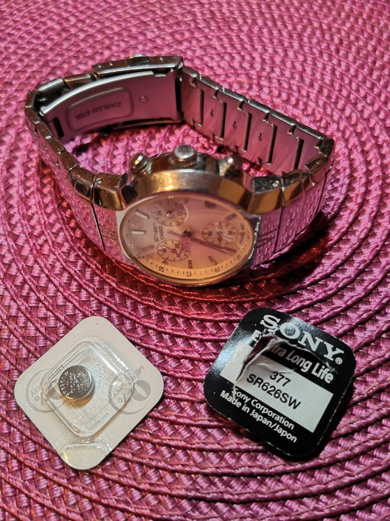 Reloj deportivo Casio Sheen Vintage para mujer / Resistente al agua hasta 50 metros – Relojes, Metal (photo 3 of 11)