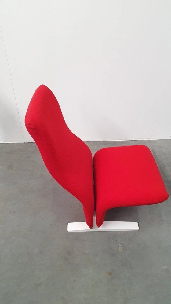 Image 1 of Artifort Pierre Paulin concorde kwekkie rood retro
