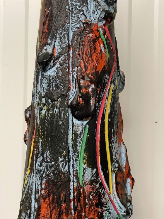 Image 1 of Un vaso vintage colorato extra large