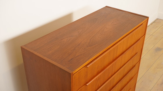 Image 1 of Vintage Danish chest of drawers | Teak | 6 drawers | 103 cm
