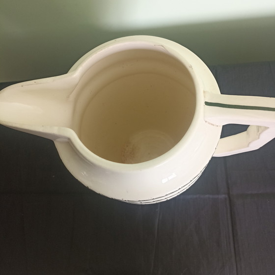 Image 1 of Large Art Deco Broc/Water Jug – Choisy-le-Roi – "Lauriers" – 28 cm