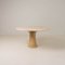 Italian Travertine and Brass Pedestal Dining Table by Marzio Cecchi for Studio Most, 1970s – eettafels
