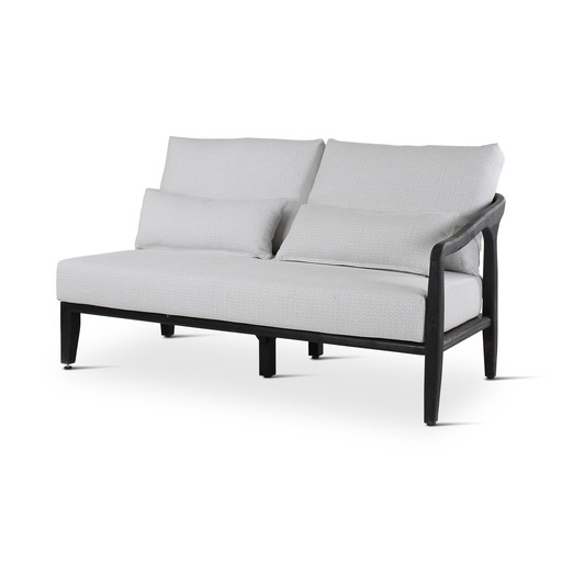 Conjunto de salón Castle Line de teca, negro