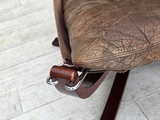 Image 1 of 1970s, Norwegian design by Sigurd Ressel, lounge chair, model "Falcon".