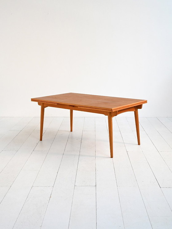 Image 1 of Ausziehbarer Esstisch Modell „AT 312“ von Hans J. Wegner