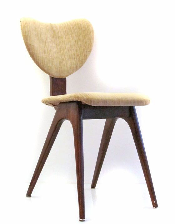 Set of 4 Fifties vintage plywood dining chairs – Side chairs (photo 2 of 5)