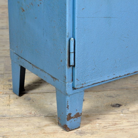 Image 1 of Piccolo mobile industriale in ferro con quattro cassetti, anni '70