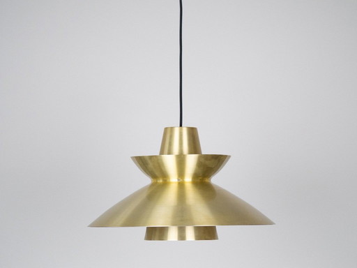 Danish vintage Navy pendant lamp by Jorn Utzon, Nordisk Solar, 1947