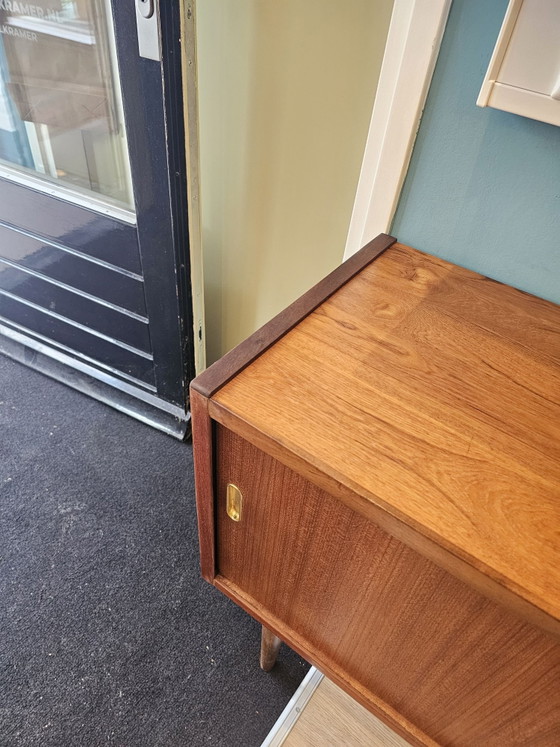 Credenza Vintage in Teak Design Danese Mobile Basso Silkeborg – Credenze, Legno (photo 5 of 11)