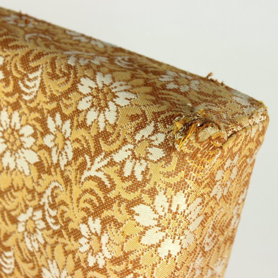 Image 1 of Midcentury Wingchair op wielen van Ton, Tsjecho-Slowakije, jaren 60