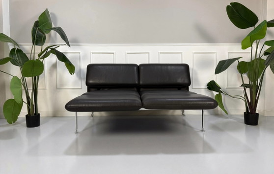 Image 1 of Brühl Roro Canapé Medium Cuir Noir