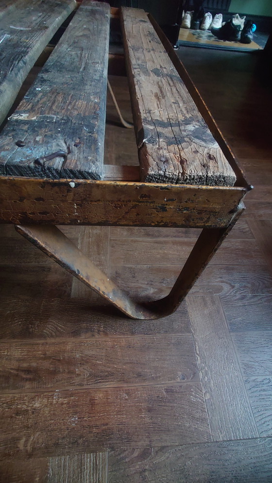 Image 1 of Tavolino industriale vintage 1885