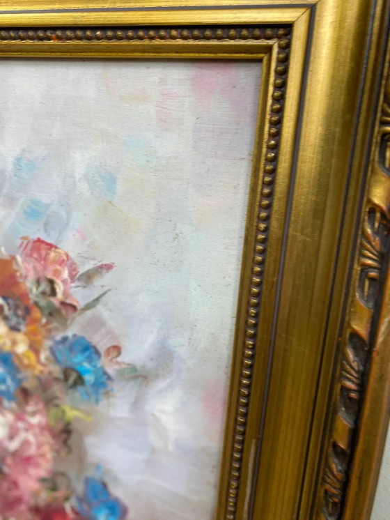 Dipinto a olio su tela bouquet – Sullivan, Dipinti e disegni, Legno (photo 12 of 15)