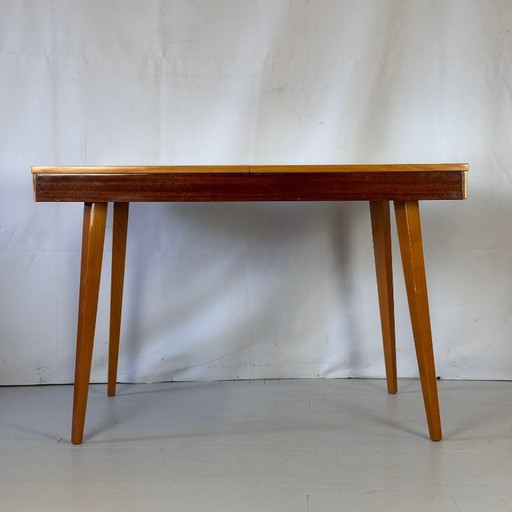 Tatra Nabytok Extendable Dining Table, Mid-Century, 1960s, Czechoslovakian