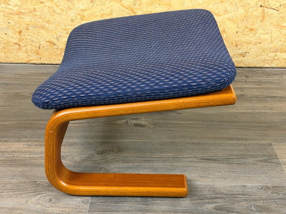 1960s/70s teak stool/ottoman by Svend Skippers Furniture Denmark – Footstools & poufs, Textile (photo 11 of 13)