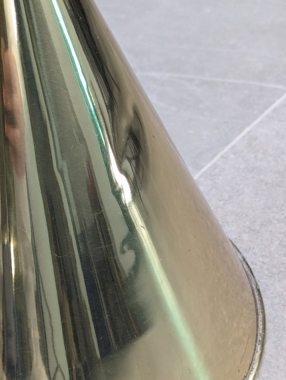 Image 1 of Jacques Adnet messing vloerlamp van Valentí, jaren 70