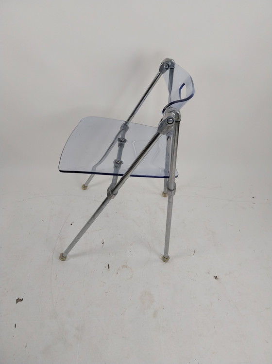 Image 1 of 1 x Lucite folding chair telescope by Giancarlo Piretti 1970s