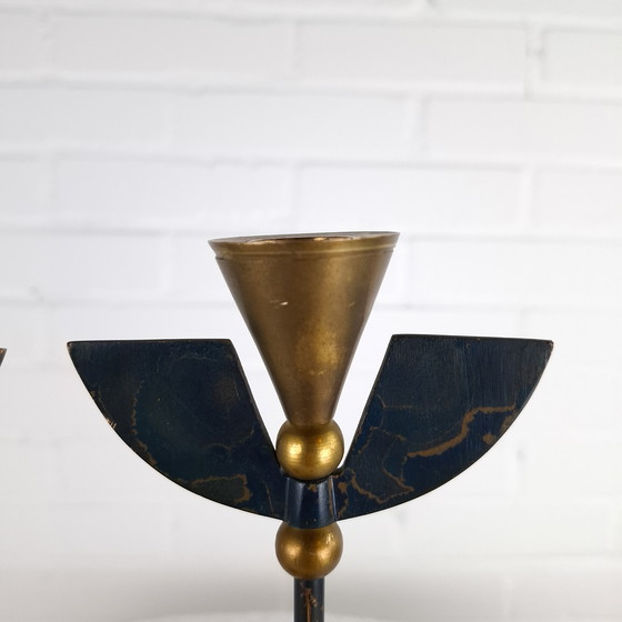 Image 1 of 2 candelieri vintage Memphis Milano anni '80