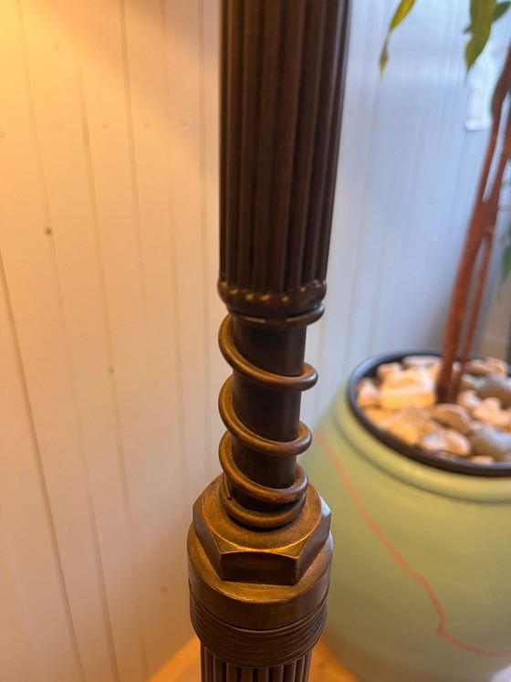 Lampadaire Vintage Unique – Fait main par Maître Soudeur – Circa 1950 – Metal (photo 5 of 8)