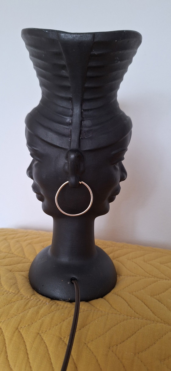 Image 1 of Schöne Lampe Keramik afrikanischen Kopf