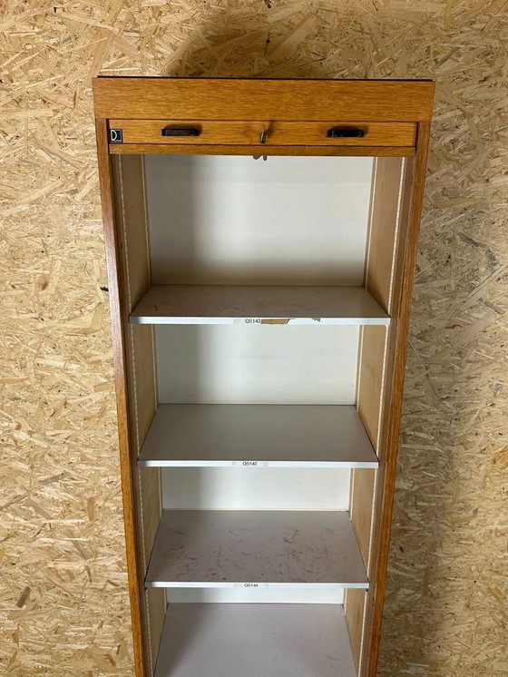 Image 1 of 50s 60s roller shutter cabinet Office cabinet Filing cabinet Mid - Century Dobergo