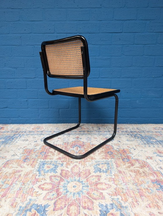 4x Vintage black Cesca chairs – Dining chairs, Metal, Rattan (photo 8 of 21)