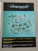 Vintage Campagnolo Poster Super Record Racefiets