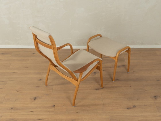 Image 1 of Fauteuil LAMINO avec tabouret, Yngve Ekström