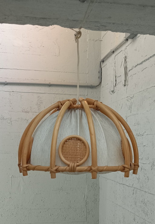 Japandi Lampe pendante en rotin Manou Vintage