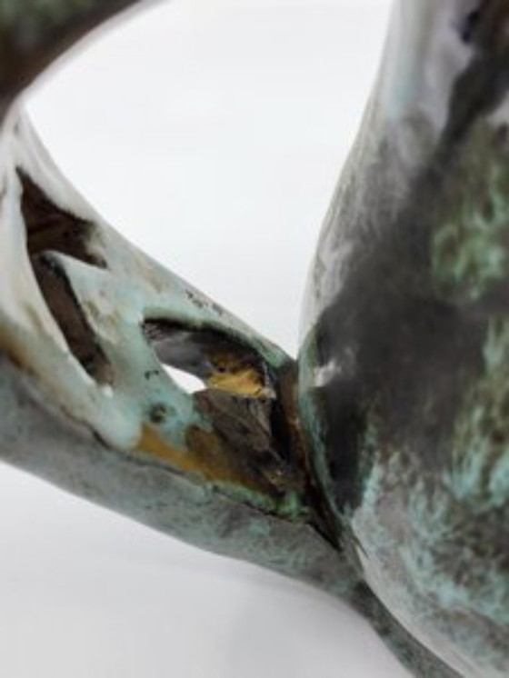 Image 1 of Alexandre Kostanda jarra de cerámica de gres Vallauris Francia 1950