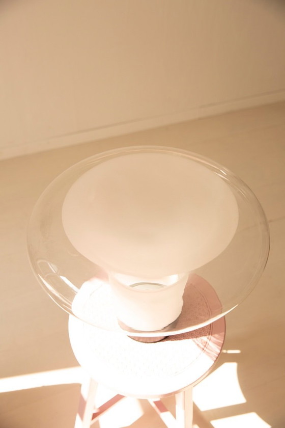 Image 1 of Grote Glazen Mushroom Lamp – Space Age Design
