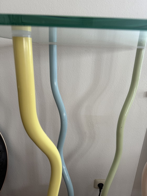 Image 1 of ETTORE SOTTSASS musealer Stehtisch „Strutture tremano“ MemphisMilano