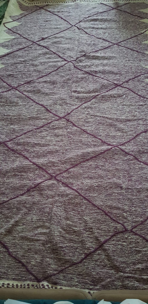 Handgeknoopt Berber kleed wol 325x192cm