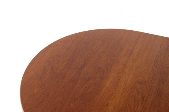 Image 1 of Danish design vintage round dining table extendable dining table